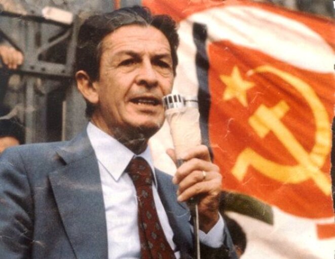 Enrico Berlinguer, secrétaire général du parti communiste italien de 1972 à sa mort, en1984 © DR Enrico Berlinguer, secrétaire général du parti communiste italien de 1972 à sa mort, en1984 © DR